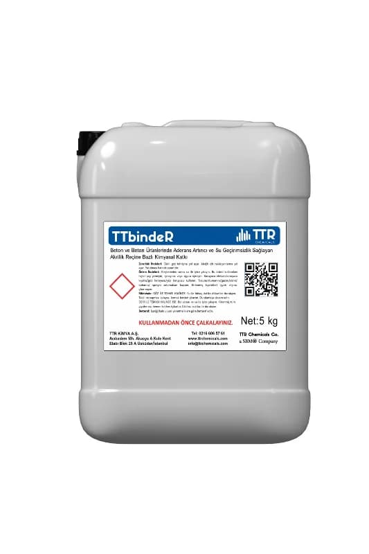 TTBinder Aderans Artırıcı Beton Katkı Maddesi-5 Kg