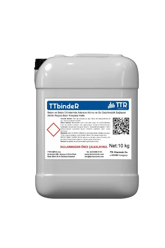 TTBinder Aderans Artırıcı Beton Katkı Maddesi-10 Kg