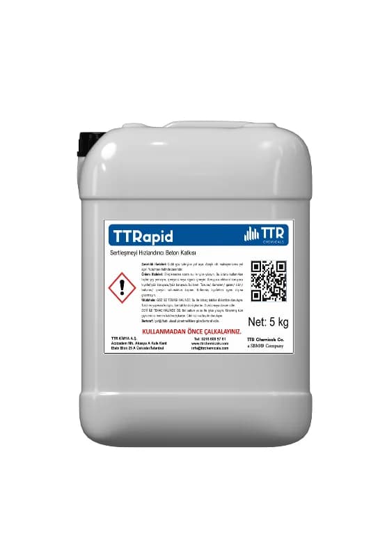 TTrapid Sertleşmeyi Hızlandırıcı Beton Katkısı-5 kg