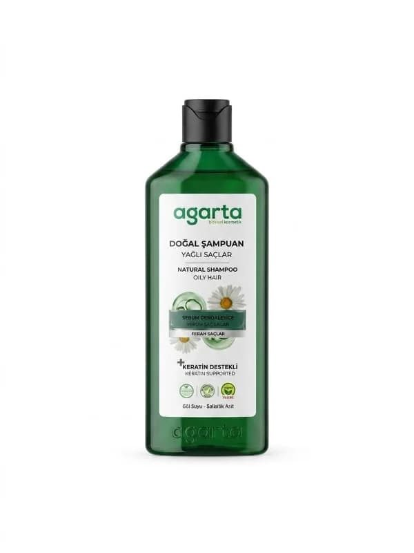 Agarta Doğal Şampuan Yağlı Saç Bakımı İçin 400 ml