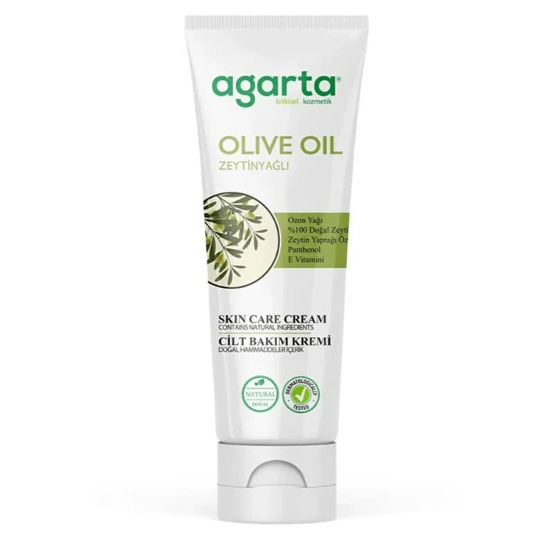 Agarta Doğal Zeytinyağlı Nemlendirici El Ve Cilt Bakım Kremi 75 ml