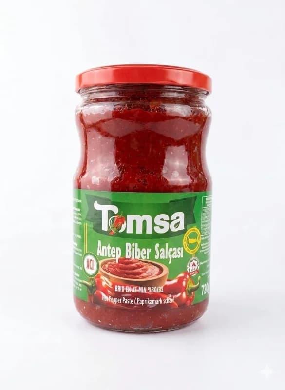 Tomsa Ev Tipi Acı Biber Salçası 720 Gr