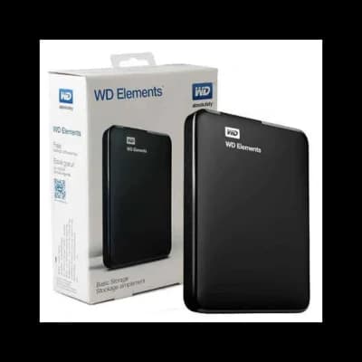WD WDBU6Y0020BBK-WESN, Elements, 2TB, 2.5", USB3.0, Taşınabilir, Harici HDD, Siyah (Türkiye Distribütörü Garantili)