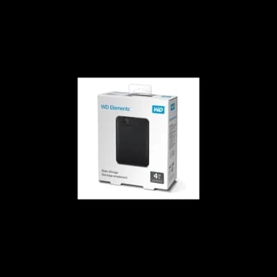 WD WDBU6Y0040BBK-WESN, Elements, 4TB, 2.5", USB3.0, Taşınabilir, Harici HDD, Siyah (Türkiye Distribütörü Garantili)