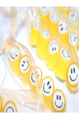 Sarı Gülenyüz Parmak Lolly 24 Adet