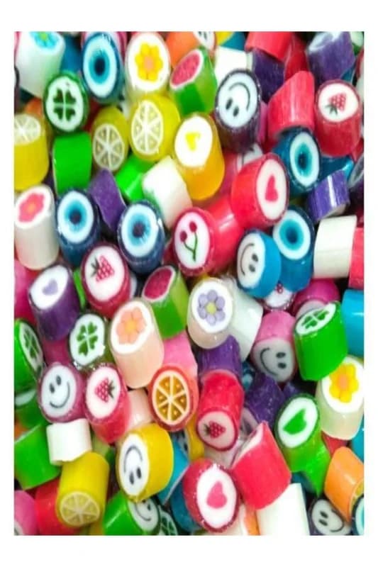 Çok Renkli Lolly Tropik Meyve Aromalı Şeker 250 Gr.