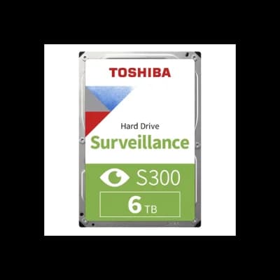 TOSHIBA S300, HDWT860UZSVA, 3.5", 6TB, 256Mb 5400 Rpm, 7/24 Güvenlik HDD (Türkiye Distribütörü Garantili)