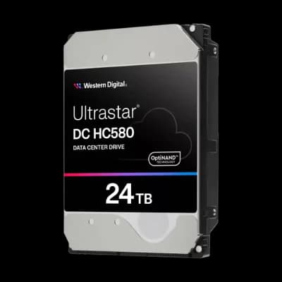 WD ULTRASTAR, WUH722424ALE6L1, 3.5", 24TB, 512Mb, 7200 Rpm, 7/24 Enterprise, DATA CENTER-GÜVENLİK-NAS-SERVER, HDD (DC HC580) (0F62795) (Türkiye Distribütörü Garantili)