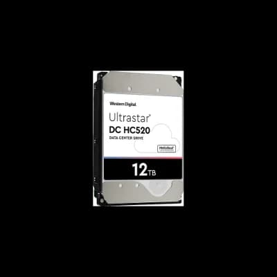 WD ULTRASTAR, HUH721212ALE604, 3.5", 12TB, 256Mb, 7200 Rpm, 7/24 Enterprise, DATA CENTER-GÜVENLİK-NAS-SERVER, HDD (DC HC520) (0F30146) (Türkiye Distribütörü Garantili)