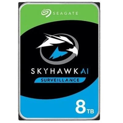 8 TB SEAGATE 3.5 SKYHAWK AI SATA 7200RPM 256MB 7/24 GUVENLIK ST8000VE001 (5 YIL RESMI DIST GARANTILI)