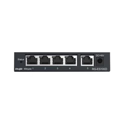 RUIJIE Reyee 5 Port RG-ES105D 10/100 Yönetilemez Çelik Kasa Switch