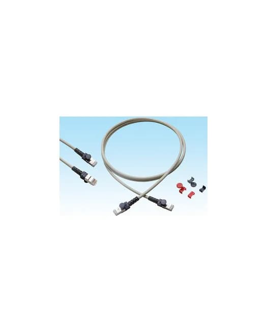 Cat6A S/FTP Patch Cord LSOH 2m Gri
