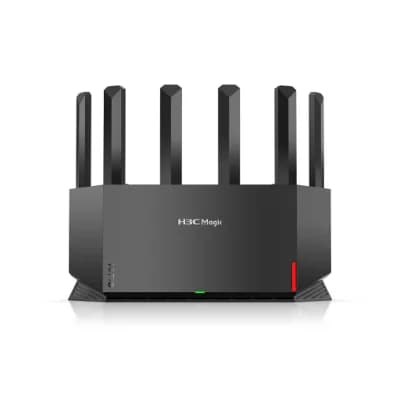 H3C Magic NX54, Dual Band, WiFi 6, 5400Mbps, 4Port GigaBit, 6ad Anten, Masaüstü, Router, Access Point