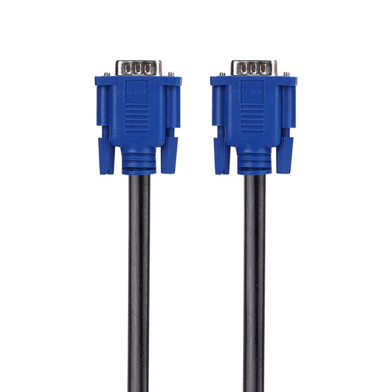 S-LINK SL-VGA19, 15Pin, İki Ucu Erkek, 5mt, VGA Kablosu