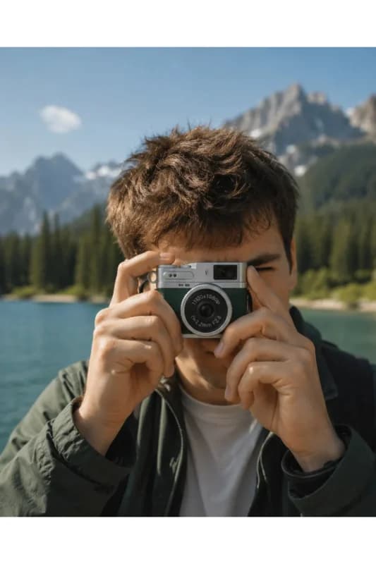 1080P HD Mini Dijital Kamera IPS Ekranlı Taşınabilir Fotoğraf Makinesi