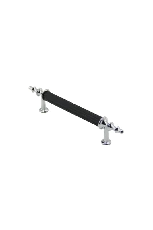 10 Adet Krom - Siyah Boru Kulp 9.6CM