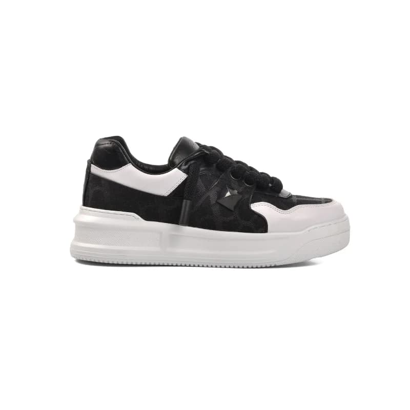 Aspor Siyah Beyaz Erkek Sneaker Premium