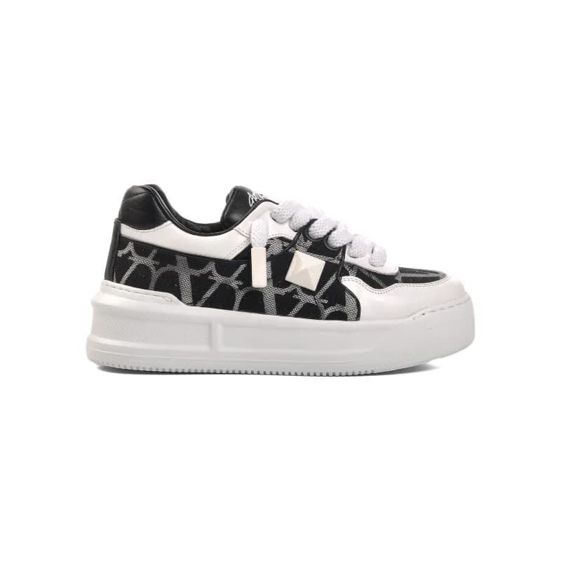 Aspor Siyah Gri Beyaz Unisex Sneaker