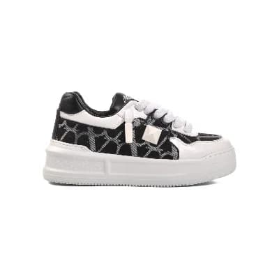 Aspor Siyah Gri Beyaz Unisex Sneaker