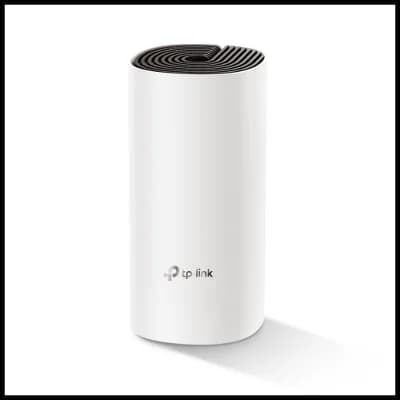 TP-LINK DECO-E4, AC1200, Tekli Mesh, 1200Mbps, Dual Band, 2Port Megabit Lan, 140m2 Çekim Alanı, Router, Geniş Alan İnternet Ağı Sağlayıcısı