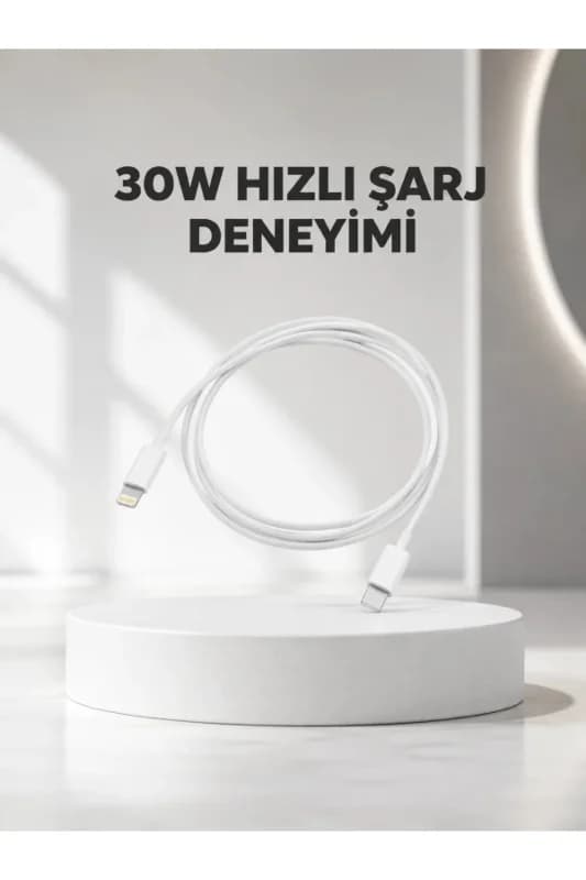 Yüksek Saflıkta Bakır Çekirdekli 30W Hızlı Şarj Kablosu