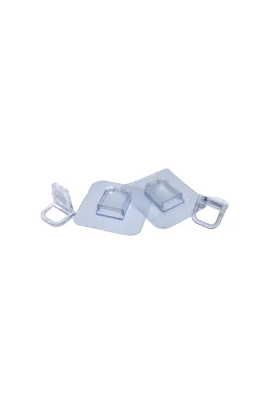 4 Parça Raf Ayak Aparatı Şeffaf Pvc Yapışkanlı