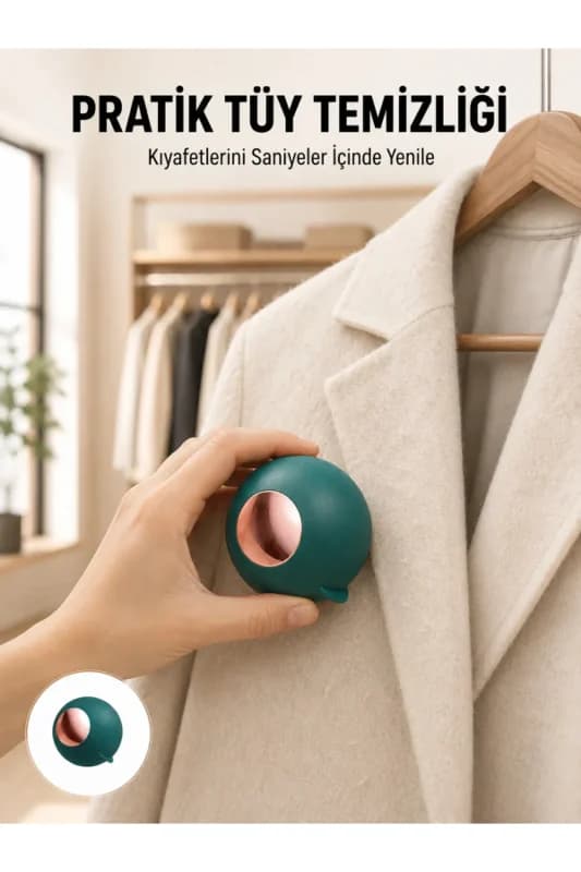 Elbise Tiftik Çıkarıcı Top – Yeniden Kullanılabilir ve Yıkanabilir