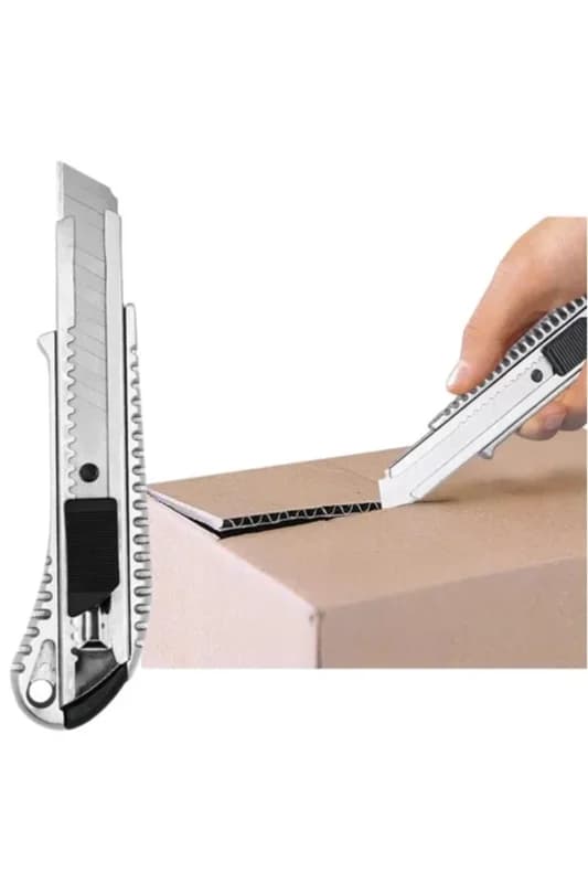 PM-20902 Alüminyum Gövde 18 mm * 0.5 Mm Metal Maket Bıçağı