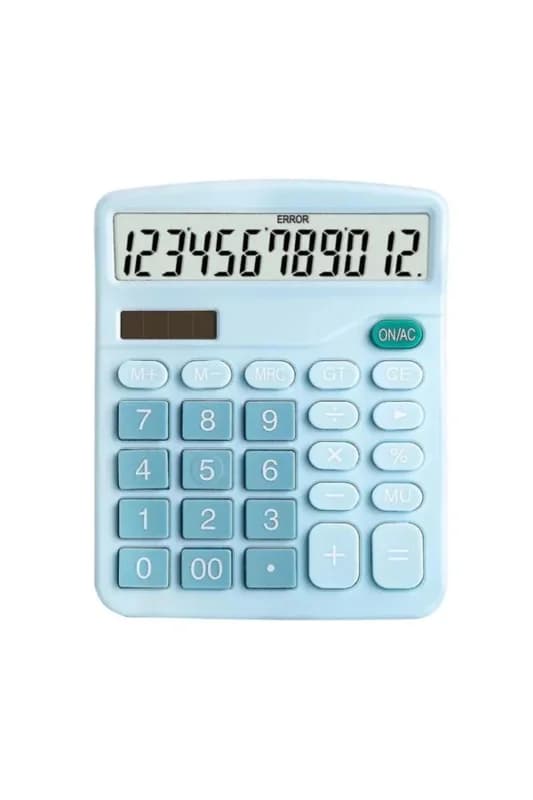 PM-24066 12 Basamaklı Solarlı Elektronik Hesap Makinesi