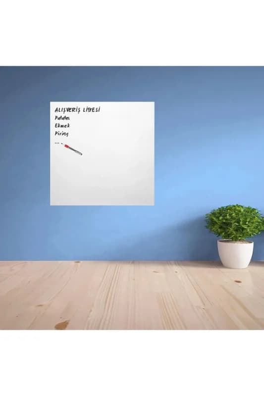 Ders Çalışma Yazı Tahtası Manyetik Mıknatıslı Duvar Stickerı
