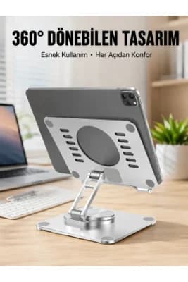Çift Eksenli Ayarlanabilir Tablet Destek Standı Yeni Nesil