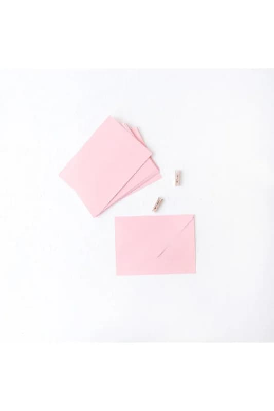 Açık pembe standart zarf, 13x18 cm 25 adet