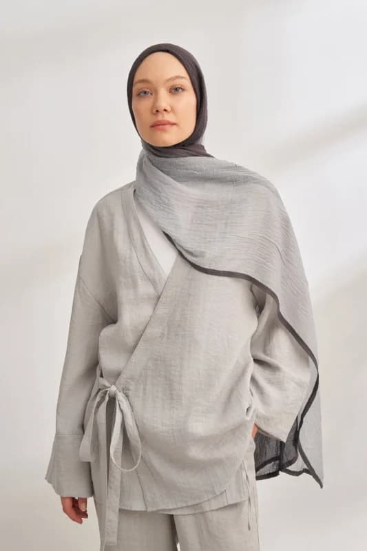 ARMANDA MÜSLİN DEGRADE BİYELİ ŞAL