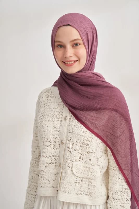 ARMANDA MÜSLİN DEGRADE BİYELİ ŞAL
