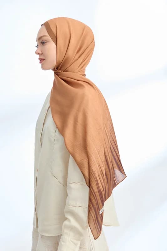 ELEGANT HARMONY LINORA DESEN ŞAL - CAMEL