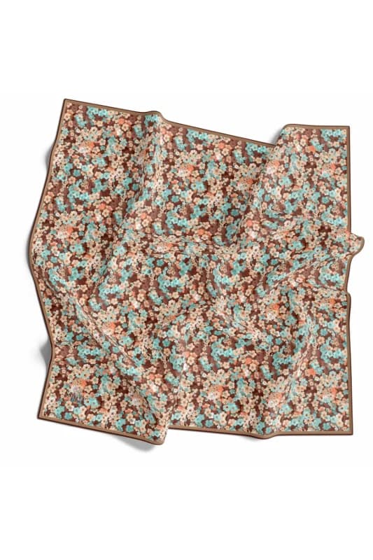 MONO SCARF PAMUK SOFT EŞARP (ÇITIR ÇİÇEK DESEN)