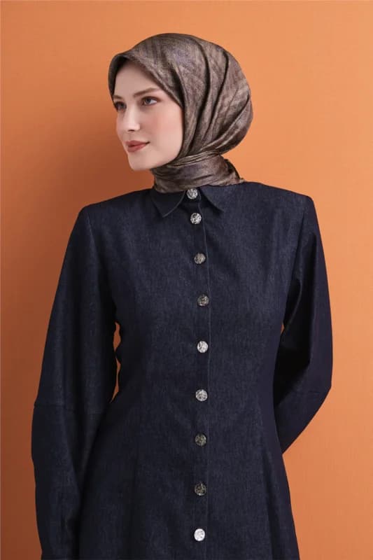 Saf İpek Twill Eşarp 9628D 04