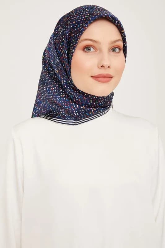 İpek Eşarp 9013d-10 - 2023 Kış Ipek Twill