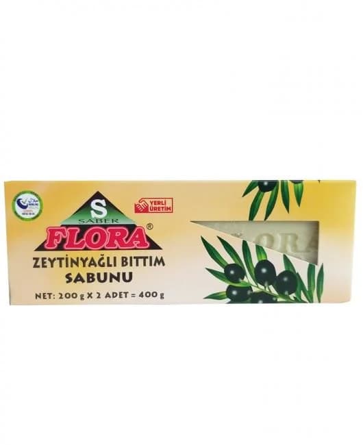 Flora Zeytinyağlı Bıttım Sabunu 2x200 Gr