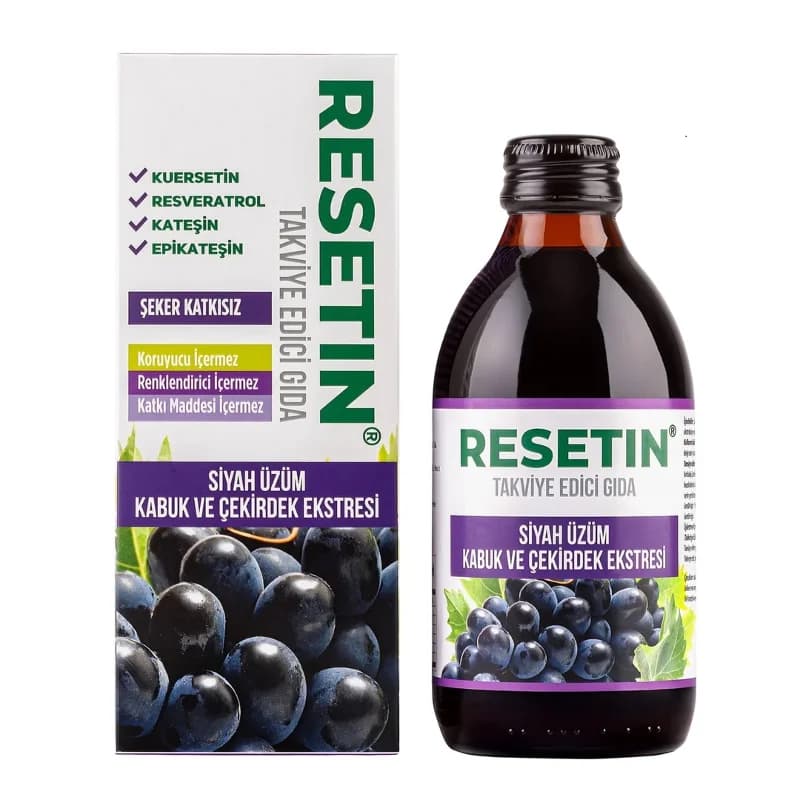 Resetin Siyah Üzüm Ekstraktı 250 ML