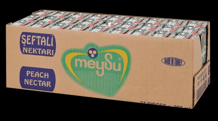 [Kutu] Meysu Şeftali Nektarı Koli 200 ml (27'li Paket)