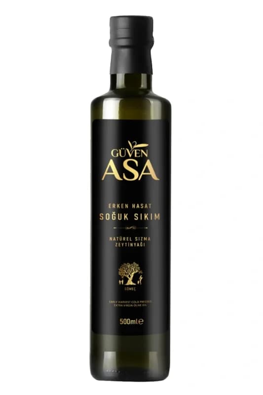 Güven Asa Erken Hasat Soğuk Sıkım Zeytinyağı 500 Ml