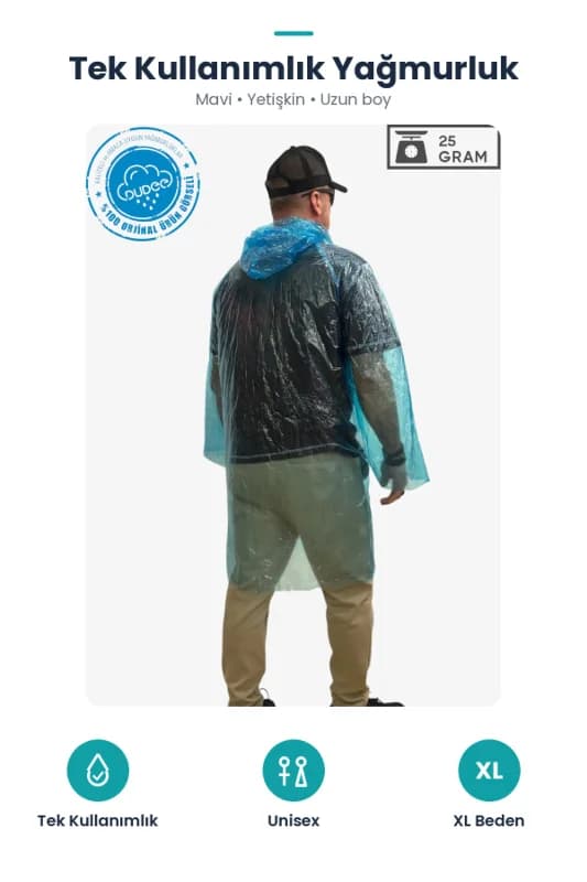 Tek Kullanımlık Yağmurluk