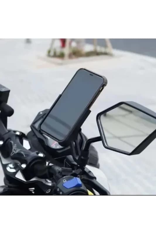 Motosiklet ve Bisiklet Gidon Uyumlu Titreşim Önleyici Akıllı Telefon Tutucu