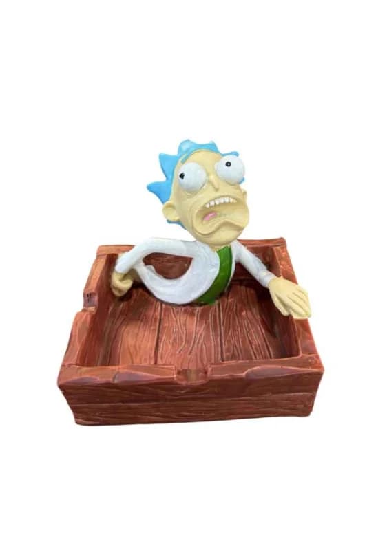 Rick And Morty Temalı Küllük Dekoratif Hediyelik Eşya