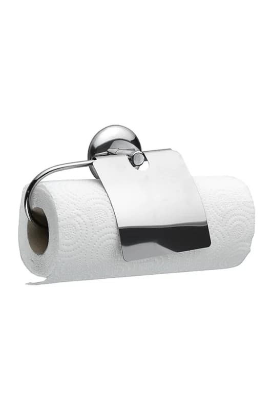 ® Dekoratif Kapaklı Paslanmaz Kağıt Havluluk Rulo Havlu Tutacağı