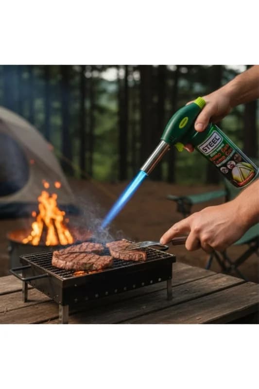 ® Outdoor Kamp, Piknik ve Tamir İşleri İçin Kamp Gazı Seti – Taşınabilir