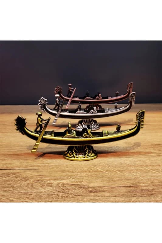 Metal Dekoratif Venedik Kayık