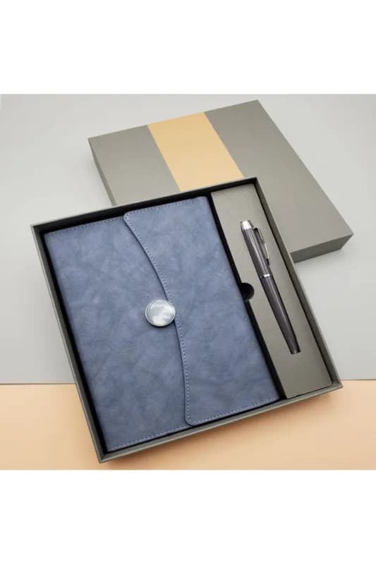 Promosyon Defter Kalem Seti Lacivert Renk