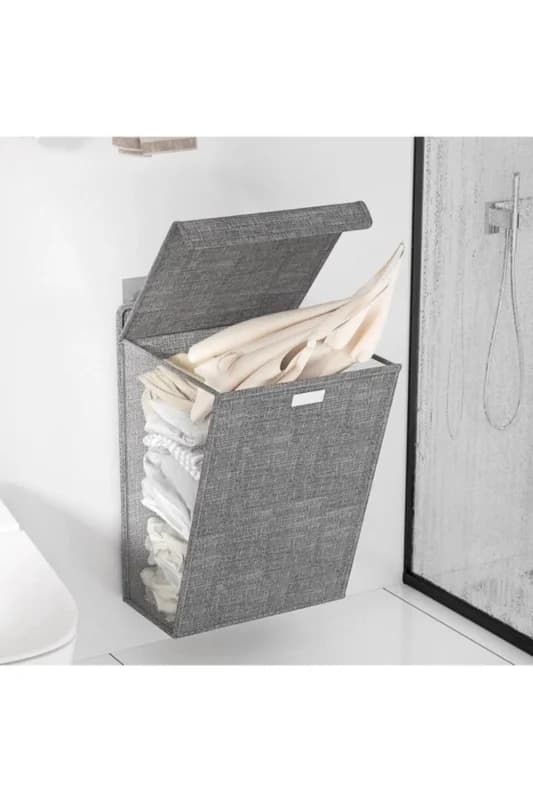 Katlanabilir Asılabilir Kirli Çamaşır Sepeti